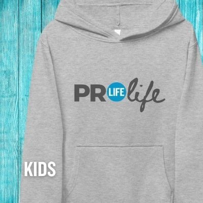 Pro-Life Kids Fleece Hoodie